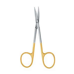 Ciseaux chirurgicaux incurvés Iris Perma Sharp, instrument de précision pour la microchirurgie ophtalmique, usage médical et dentaire - Product Image 1