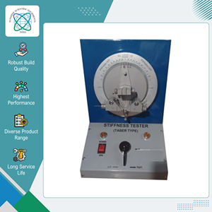 เครื่องทดสอบความแข็งแบบแท็บเบอร์คุณภาพเยี่ยม ขายดีทั่วไปในวงการ ใช้สำหรับวัดความแข็งของกระดาษ กระดาษแข็ง และสิ่งทอ - Product Image 2