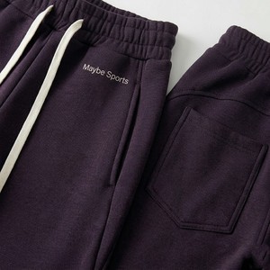 Maybe Sports Women's High Waist Flare Sweatpants Solid Color <b>Drawstring</b> Casual Loose Fit Full Length Knitted Pants Autumn Style - Product Image 6