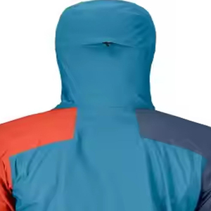 Veste d'hiver pour homme, imperméable, coupe-vent, respirante, en softshell, couleurs contrastées, de haute qualité, pour la pêche en eau vive, fabrication OEM. - Product Image 6