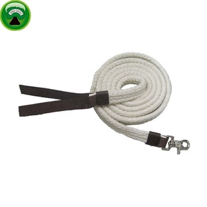 Cuerda de algodón trenzada plana para caballo, cuerda de plomo, cuello halter - Product Image 1