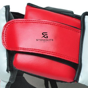 Protector de Cabeza para Entrenamiento de MMA, Ligero, de Cuero, Ajustable, Transpirable, con Logotipo Personalizado para Kickboxing 2026 - Product Image 3