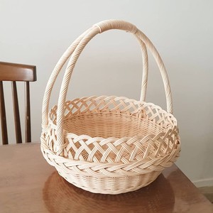 <b>Empty</b> <b>gift</b> <b>baskets</b> rattan organizer <b>basket</b> rustic vibe natural fiber container for flower & <b>gift</b> - Product Image 2