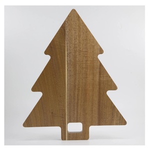 เขียงไม้รูปวงรีเคลื่อนย้ายได้ ดีไซน์ทันสมัย เหมาะสำหรับเทศกาลคริสต์มาส ใช้สำหรับจัดเลี้ยง - Product Image 5