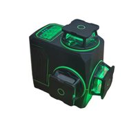 Niveau laser vert 3D de qualité industrielle, 12 lignes, avec précision de 1 mm/5 m et protection IP54 pour la construction - VENTE CHAUDE