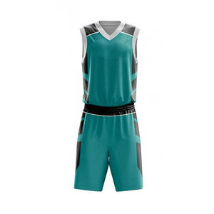 Breathable Performance 100% Cotton Jersey Shorts Team Sports High Quality Custom Basketball Uniform <b>Set</b> Summer/Winter <b>Waterproof</b> - Product Image 4
