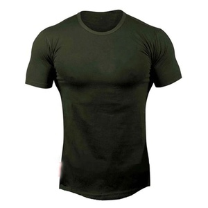 Camiseta de hombre al por mayor con logo personalizado impreso, 100% algodón, cuello redondo, corte holgado, servicio OEM personalizado, camiseta de color sólido para hombre - Product Image 1