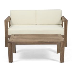 Set da Giardino Elegante con Divanetto e Tavolino per Intrattenimento all'Aperto - Product Image 2