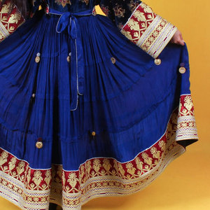 Vestido afgano tradicional para mujer, bordado a mano, largo, elegante, étnico, para festivales, bodas y celebraciones. - Product Image 5