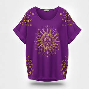 Camiseta gráfica sublimada premium unisex con diseño de atrapasueños en toda la prenda, top de moda de manga corta - Product Image 1