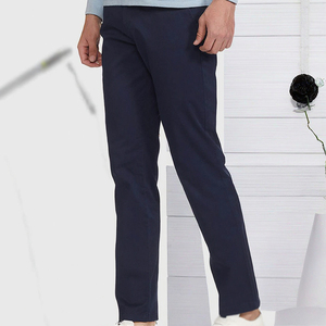 Pantalones Casuales para Hombre, Talla XL 30 L, Suaves, Transpirables, Ecológicos, de Lona Ligera, Cintura Media, con Cordón, Cierre de Botón, Talla Grande, Rectos, Lisos - Product Image 3