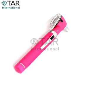 ชุดตรวจหูแบบพกพาพร้อมไฟส่องสว่าง สำหรับตรวจหู คอ จมูก  ขนาดพกพา สีชมพู  ใช้ในบ้านได้  พร้อมไฟเบอร์ออปติก - Product Image 4