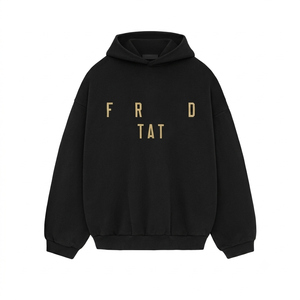 Sudadera con Capucha Extra Grande de Estilo Esencial, Impresión Personalizada, 100% Algodón de Lujo, Unisex, Ropa Urbana Transpirable - Product Image 1