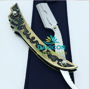 3 rasoir droit en acier damas, belle rasoir - Product Image 5