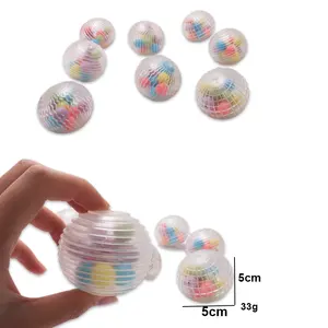 Superstar Squishy Ball Fidget Pack Colorful Squeezing Stress Relief Ball for Adults & Kids These Unique Rubber Squishy Toys