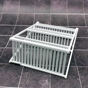 Miniature 1:12 Scale White 3-Layer Rack Plastic & <b>PC</b> Material Furniture Toys <b>Set</b> for Dollhouse Decoration - Product Image 5