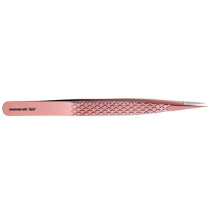 Applicateur de cils durable pour faux-cils en bande, instruments de beauté écologiques, pince à épiler courbée pour le soin des cils en acier inoxydable - Product Image 5