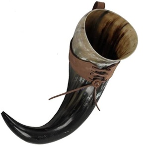 Verre à bière artisanal en corne de buffle indienne polie, style Viking, pour décoration, cornes à boire en corne de buffle - Product Image 3