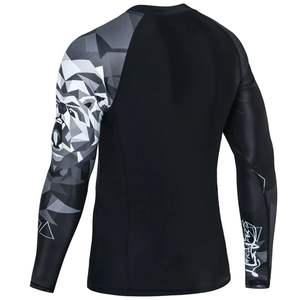 Camiseta de Compresión Unisex, Tejido Elástico que Absorbe la Humedad, Soporte Muscular, Capa Base para Entrenamiento en Gimnasio y Ropa Deportiva - Product Image 5
