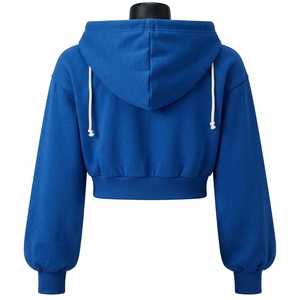 Women's Oversized <b>Crop</b> <b>Top</b> <b>Hoodies</b> Custom Design Street Wear Factory-Made Winter <b>Crop</b> <b>Top</b> <b>Hoodies</b> - Product Image 5
