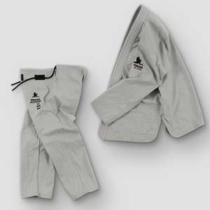 Kimono de Jiu-Jitsu Noir de Qualité Professionnelle en Coton Léger – Ensemble d'Entraînement de Grappling pour Hommes, Femmes et Adultes - Product Image 1
