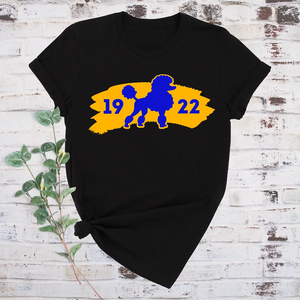 1922 เสื้อยืดสีดำพิมพ์ลายกราฟิกแบบกำหนดเองแขนสั้นคอกลมลำลองฤดูร้อนเสื้อยืดสตรีทแวร์แฟชั่นสำหรับทุกเพศ - Product Image 1
