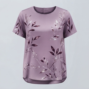 Nouveaux T-shirts décontractés pour femmes, personnalisables, de haute qualité, 190 g, été, confortables et doux, vente en gros à prix réduit - Product Image 2