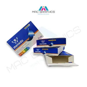 Caixas de papelão para produtos de seguro médico Caixa de papel medicinal dobrável Caixa de embalagem de produtos farmacêuticos biodegradáveis