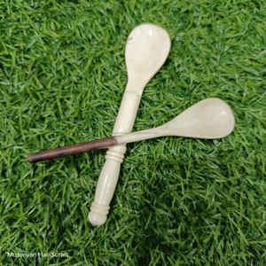 Cuchara de hueso de búfalo hecha a medida de alta calidad, cuchara para cocinar y servir, cuchara de té y café elegante para el hogar, restaurante, boda, uso en Hotel - Product Image 2