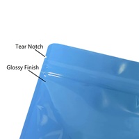 Pochette verticale personnalisée Yin-Yang avec fenêtre transparente, scellage thermique, emballage alimentaire de qualité avec fermeture éclair