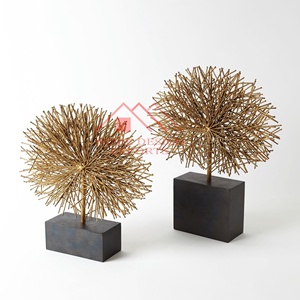 Escultura abstracta para decoración de mesa, escultura decorativa para sala de estar, diseño moderno, mesa de hierro, ráfaga solar - Product Image 3