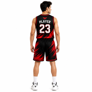 Conjunto de Uniforme de Baloncesto Reversible para Jóvenes y Adultos, Jersey y Pantalones Cortos Ligeros, Ropa Deportiva para Equipos, Kit de Entrenamiento - Product Image 4