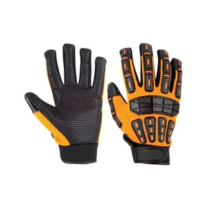 New Good Quality Anti-Slip Wear-Resistant Industrial Safety Mechanic <b>Gloves</b> <b>LED</b> Type Comfortable Supplier Pair - Product Image 6