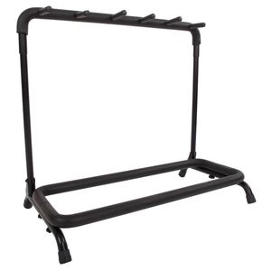 Supporto per Chitarre a 5 Scomparti Nero per Conservazione Sicura degli Strumenti - Product Image 6
