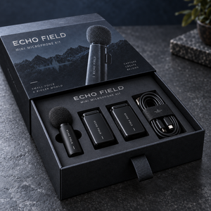ชุดไมโครโฟน ECHO Mini แบบกำหนดเอง กล่องบรรจุภัณฑ์แบบลิ้นชักเลื่อน - Product Image 4