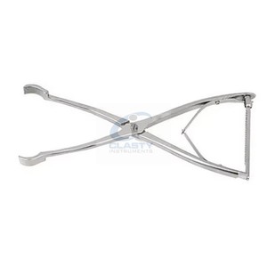 Pince de réduction asymétrique CLASTY, mâchoires courbées gauche-droite, en acier inoxydable, instrument chirurgical orthopédique pour maintenir les os, réutilisable - Product Image 6