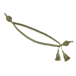 Cordón de Macramé Root Fight Gear Fangschnur Pakistan, Cordón de Hombro de Color Rojo, Verde y Dorado, Trenzado de 3 Hilos, Recubierto de Alta Tenacidad - Product Image 6