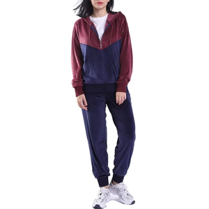 Conjunto de Dos Piezas para Mujer, Sudadera con Capucha y Pantalones de Chándal, Traje Deportivo de Terciopelo - Product Image 5