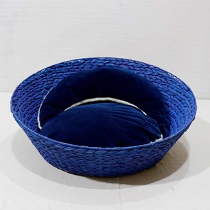Trending <b>Top</b> Rated Beveled Round <b>Cat</b> House Wire Frame Braided Straw Washable Mat Floor Pet Furniture - Product Image 3