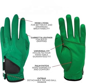 Gants de golf en cuir Cabretta véritable pour hommes et femmes, haute qualité, ajustement compressif, respirants, couleur universelle, premium pour le sport - Product Image 3