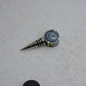 Best Demand Design Stainless Steel Bottle Stopper Resin Bottle Stopper Marble Bottle Stopper For Bar At Factory Wholesale Price - Product Image 1