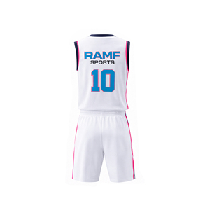 Ensemble de maillots et shorts de basketball unisexe réversibles, uniformes sportifs personnalisables double face, option grandes tailles, anti-humidité - Product Image 3