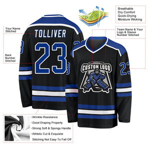 Diseño de Logotipo Personalizado Premium, Camisetas de Hockey sobre Hielo Sublimadas, Uniformes de Hockey sobre Hielo 100% Poliéster para Atletas Profesionales - Product Image 4
