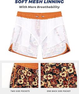 Pantalones Cortos Deportivos Sublimados a Rayas Transpirables para Hombre, Talla Grande, con Forro Interior Suave y Personalizados 2026 - Product Image 2