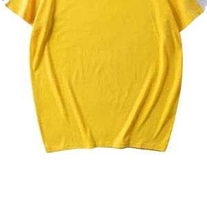 T-shirts jaunes oversize pour hommes, nouvelle édition, design avec logo, légers et respirants, col rond, très demandés à bas prix - Product Image 5
