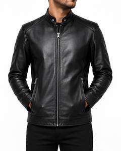 Vestes d'hiver en cuir véritable pour hommes, construction de qualité supérieure, chaudes, douces et confortables, vêtements de mode saisonniers, vente en gros - Product Image 1