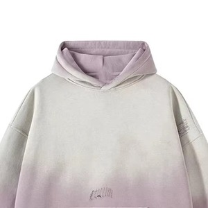 Hoodie surdimensionné personnalisé rose en coton French Terry avec poche avant, impression par transfert thermique, unisexe, décontracté, fabricant de hoodies - Product Image 4