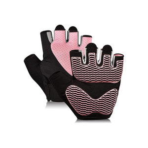 <b>Half</b> Finger Gym Gloves Mesh Breathable Non <b>Slip</b> Adjustable Wrist Strap For Weight Lifting Training Unisex - Product Image 3