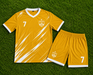 Ensemble de maillots de football personnalisés pour hommes, tenue d'équipe, vêtements de sport, shorts, chaussettes, respirant, 100% polyester, impression numérique - Product Image 5