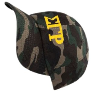 Gorra de Béisbol de Camuflaje Amarilla con Gráfico Bordado, Correa Ajustable, Visera Curva, Estilo Algodón, para Deportes al Aire Libre y Moda - Product Image 3